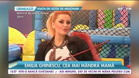 Emilia Ghinescu, mesaj emoţionant pentru fiul ei