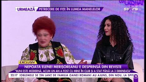 Nepoata Elenei Merişoreanu, deprinsă din reviste! Beatrice: "Buni este modernă! Acum un an a stat cu mine în club până la trei dimineaţa"
