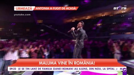 Maluma vine în România. Artistul momentului face show în capitală