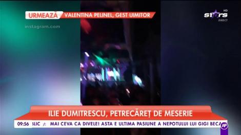 Ilie Dumitrescu, petrecăreț de meserie. Nu ratează nicio petrecere de fițe