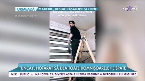 Tuncay, hotărât să dea toate domnișoarele pe spate. Fostul soț al Andreei Marin, priceput la toate
