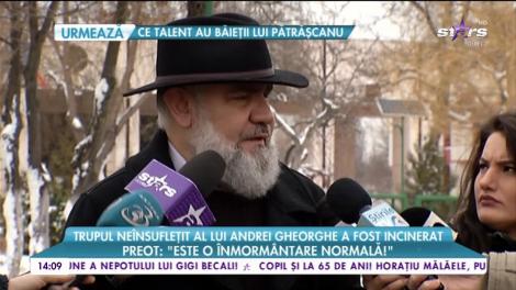 Trupul neînsuflețit al lui Andrei Gheorghe a fost incinerat. Familia lui i-a respectat dorința!