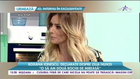 Roxana Ionescu, declarații despre ziua nunții: ”O să am două rochii de mireasă”