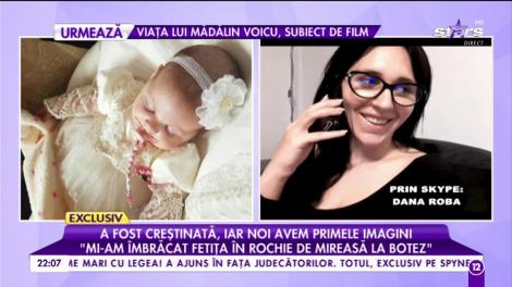 Fetița cea mică a Danei Roba, pentru prima oară la TV: ”Cele două fetițe seamănă cu soțul meu”
