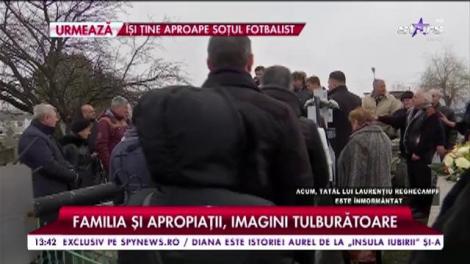 Clipe grele în familia Anamariei Prodan. Imagini tulburătoare de la înmormântare