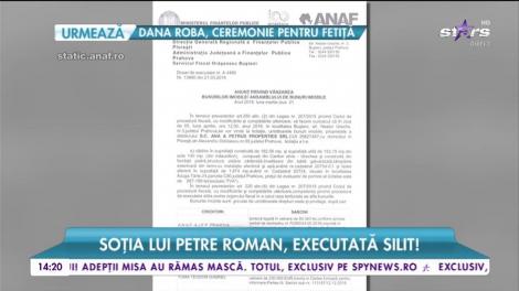 Soția lui Petre Roman, executată silit! ANAF a scos la licitaţie mai multe proprietăţi ale Silviei Chifiriuc