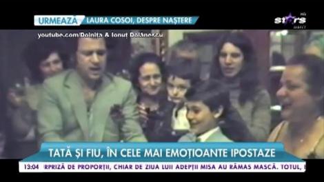Ionuț și Ion Dolănescu, imagini rare. Filmarea ținută în secret până acum: "Sunt cele mai emoționante! Ionuț împlinea nouă ani "