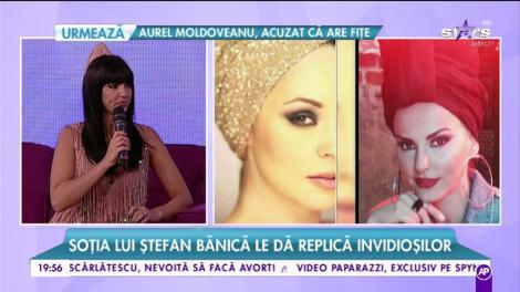 Lavinia Pârvă, neschimbată de pe vremea când dormea singurică. Soția lui Ștefan Bănică le dă replica invidioșilor