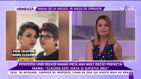Claudia Ghițulescu și mama ei vorbesc despre legătura strânsă dintre cele două