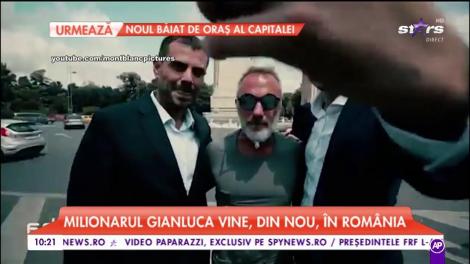 Milionarul Gianluca Vacchi vine, din nou, în România