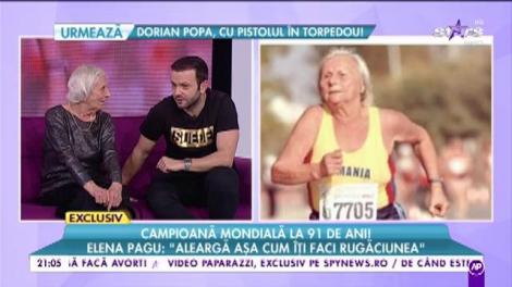 Elena Pagu, campioană mondială la 91 de ani! A început să alerge să nu intre în depresie