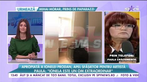 Apropiată a Ionelei Prodan, apel sfâșietor pentru artistă