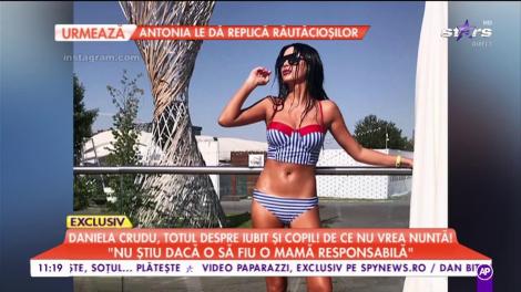 Daniela Crudu, totul despre nuntă şi copil: "Te iubesc mult de tot! (...) Îţi dai seama cât mă voi juca eu cu ăsta mic?"