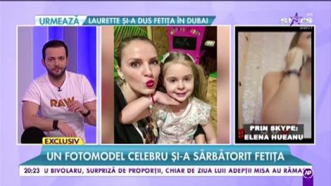 Elena Hueanu, celebrul fotomodel, și-a sărbătorit fetița: "Are tot ce îi trebuie"