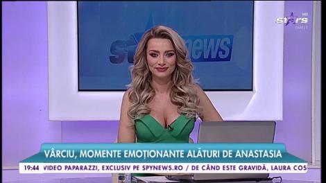 Liviu Vârciu, momente emoționante alături de Anastasia, fiica sa