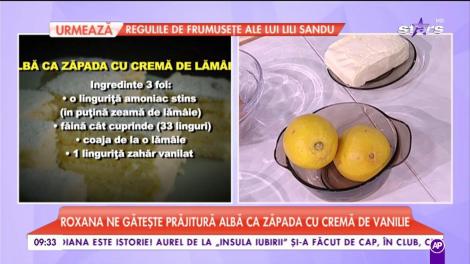 PAȘTE 2018. Prăjitură Albă ca Zăpada cu cremă de vanilie și lămâie, o rețetă perfectă pentru Sărbătorile Pascale
