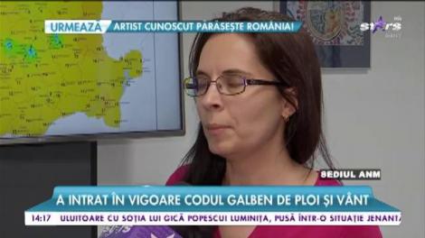 Vremea se răcește în toată țara! A intrat în vigoare codul galben de ploi și vânt