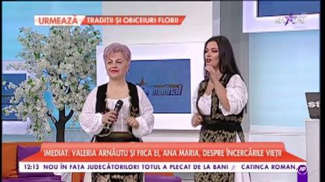 Valeria si Ana Maria Arnăutu au cântat la Star Matinal