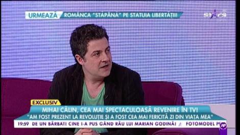 Mihai Călin: „Întotdeauna trebuie să fii atent ce spui și ce gândești”