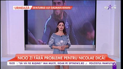Nicolae Dică, tras de urechi de Gigi Becali