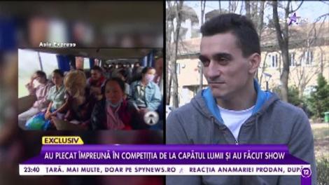 Marian și Corina Drăgulescu, cuplul cu cele mai multe certuri de la „Asia Express”! Cei doi au făcut show