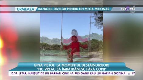 Gina Pistol, destăinuiri emoționante: ,,Tot trecutul meu m-a făcut omul care sunt azi”