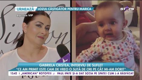 Gabriela Cristea, interviu de suflet: ”Mi-am dorit foarte, foarte mult un copil”