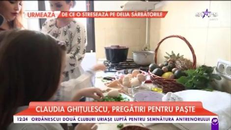 Claudia Ghițulescu, pregătiri pentru Paște. Vedeta înroșește ouăle