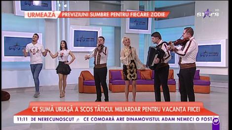 Maria Constantin cântă în cadrul emisiunii Star Matinal