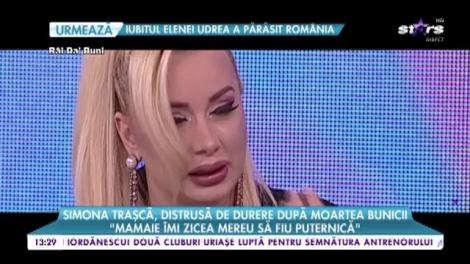Simona Trașcă, distrusă de durere după moartea bunicii: ”Am îngrijit-o pe bunica mea în ultimele zile de viață”