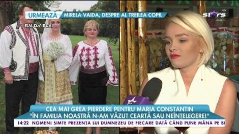 Confesiuni dureroase despre moartea tatălui. Cea mai grea pierdere pentru Maria Constantin