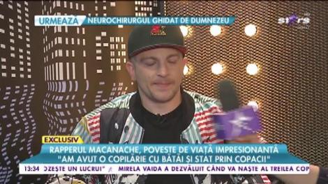 Rapperul Macanache, poveste de viață impresionantă. A copilărit pe maidian și a învățat să lupte cu greutățile vieții