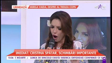 Cristina Spătar cântă la Star Matinal