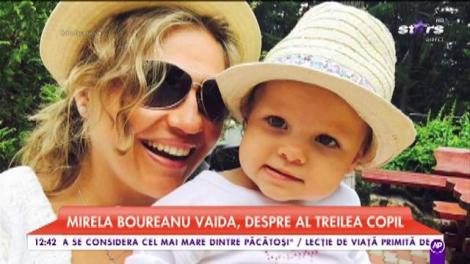 Mărturisirea care-i pune fanii pe jar. Mirela Boureanu Vaida, despre al treilea copil