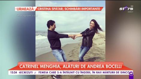 Catrinel Menghia, alături de Andrea Bocelli