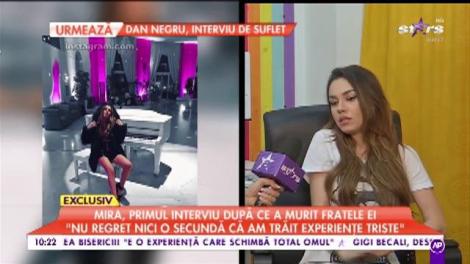 Mira, interviu sfâșietor după moartea fratelui ei: ”Mă lua la mișto!” Cum a reușit artista să treacă peste pierderea suferită