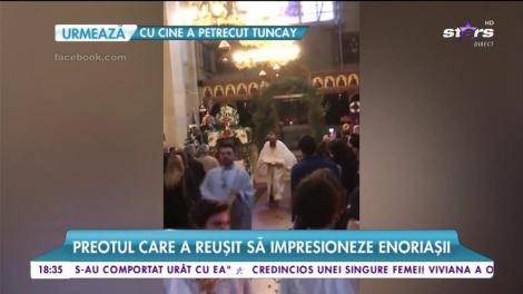 Preotul care a reușit să impresioneze enoriașii