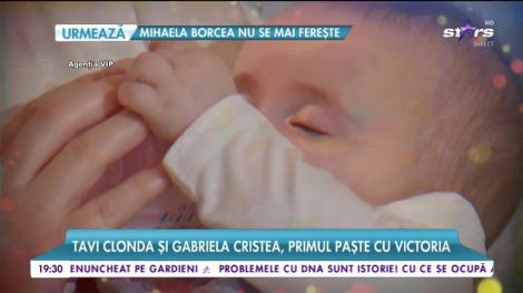 Tavi Clonda și Gabriela Cristea, primul Paște cu Victoria