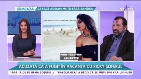 Laurette, într-un nou scandal amoros. Cu cine a fugit din țară în plin divorț