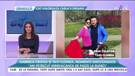 Gabriela Cristea şi Tavi Clonda, momente emoționante. De Paște au trăit cea mai mare bucurie alături de fetița lor