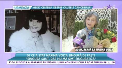De ce a stat Marina Voica singură de Paște