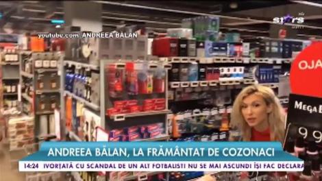 Andreea Bălan, la frământat de cozonaci