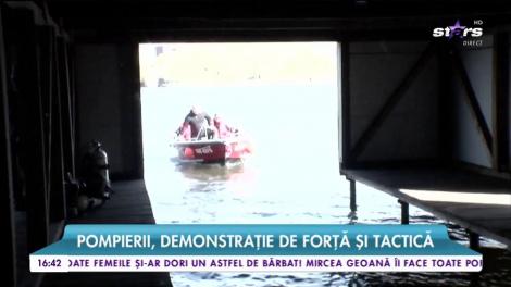 Operațiune de salvare pe Lacul Snagov