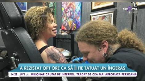 Luminița Anghel, tatuaj pentru fiul ei