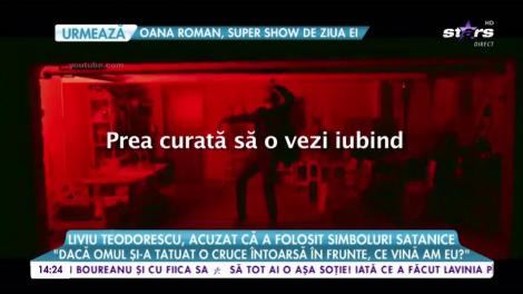 Liviu Teodorescu, acuzat că a folosit simboluri satanice: „Este totul privit dintr-o perspectiva habotnică”