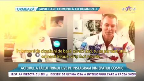 Instagram-live din spaţiul cosmic! Will Smith a stat de vorbă live de pe Pământ cu astronautul care se află la bordul Staţiei Spaţiale Internaţionale