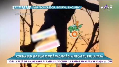 Corina Bud, viața la țară! Artista își duce fiuldes pe plaiurile natale