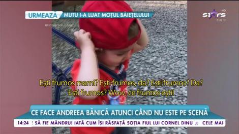 Ce face Andreea Bănică atunci când nu este pe scenă