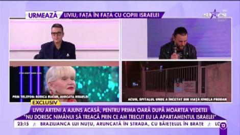 Răsturnare de situație în cazul moștenirii Israelei. Liviu Arteni a ajuns acasă, pentru prima oara după moartea fostei sale soții