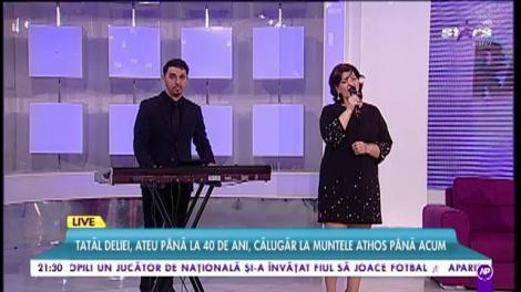 Gina Matache a cântat live melodia „ Mărie, Mărie”
